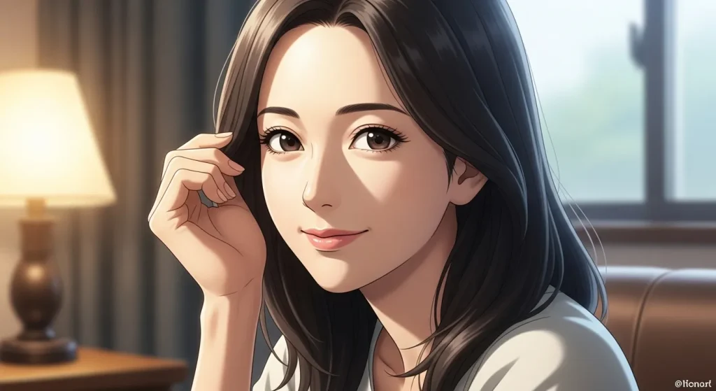 優しく落ち着いた笑顔で安心感のある新潟女性の顔の特徴のまとめを表すイメージ