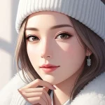 色白で透明感のある肌をした新潟女性の顔の特徴を表す上品でナチュラルな美人イメージ