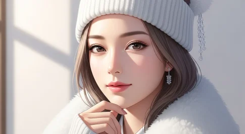 色白で透明感のある肌をした新潟女性の顔の特徴を表す上品でナチュラルな美人イメージ