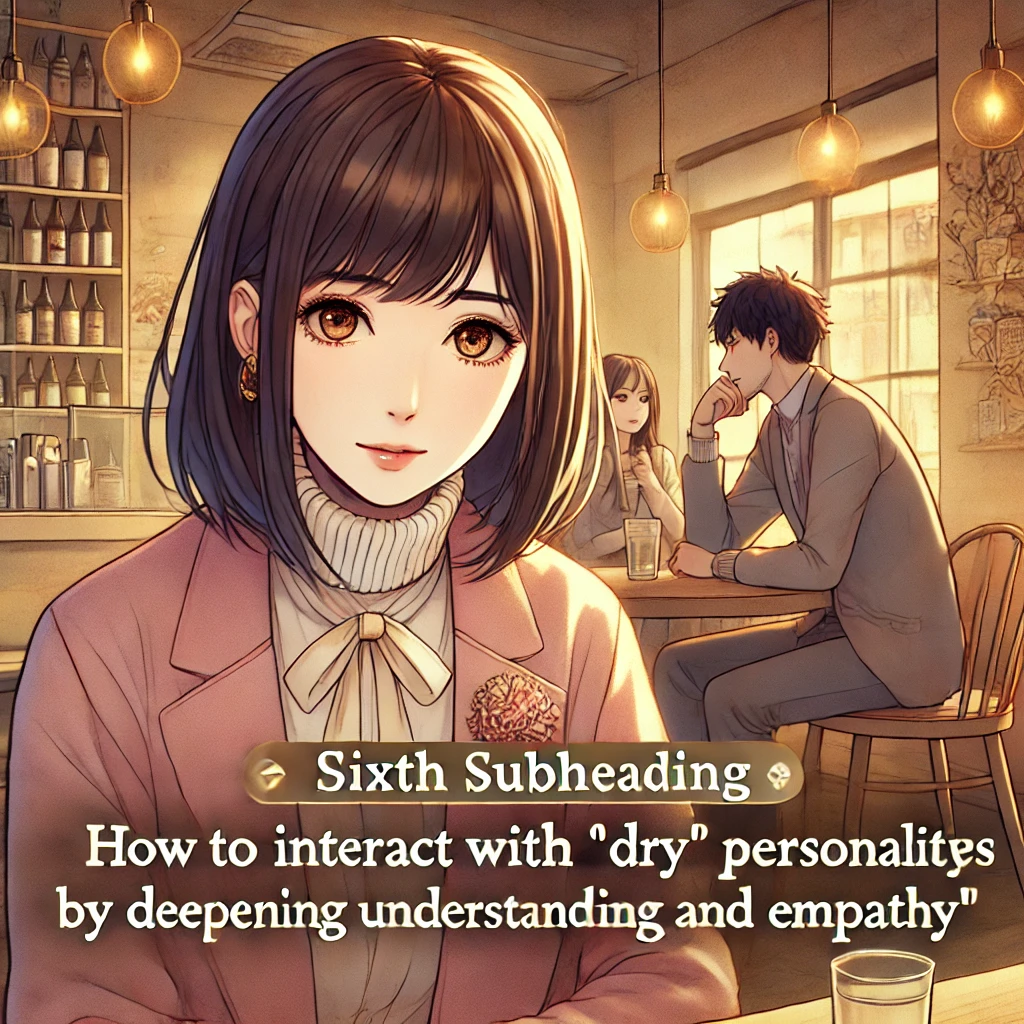 ドライな人との付き合い方：理解と共感を深めるために
