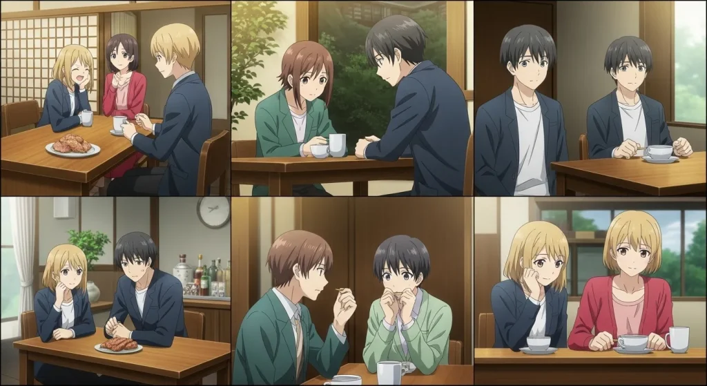 一人で食事したくなるのはどんなとき？心理と具体例をシーン別に表したイラスト