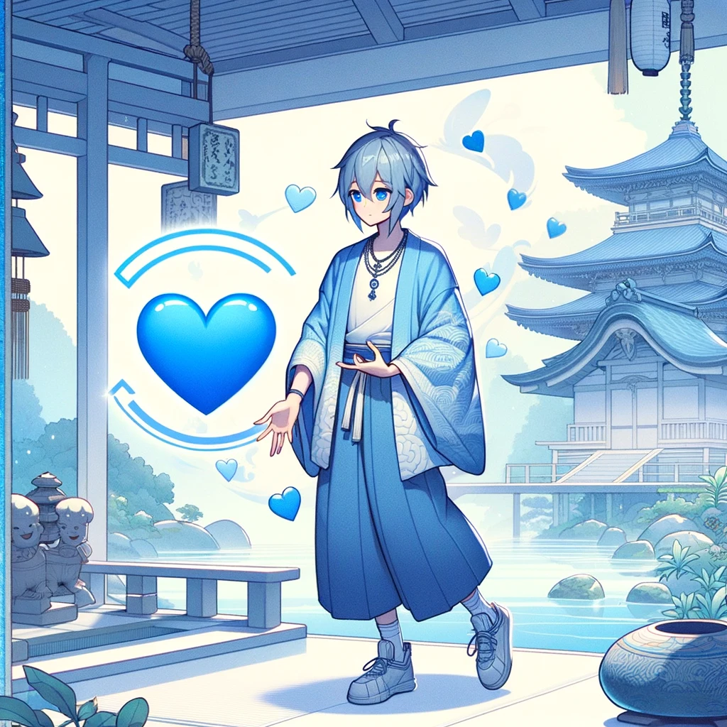 青いハート絵文字💙の意味【日本編】
