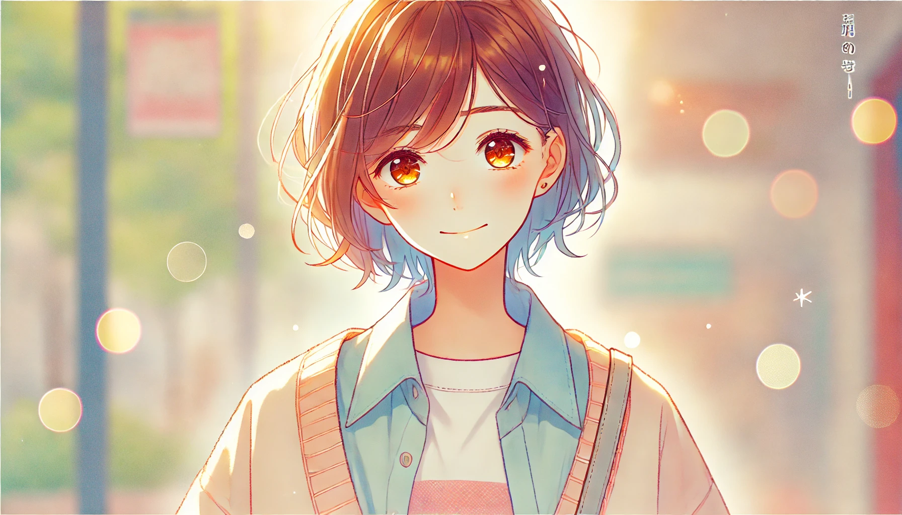 明るいけど繊細な人の特徴を表現するイラスト