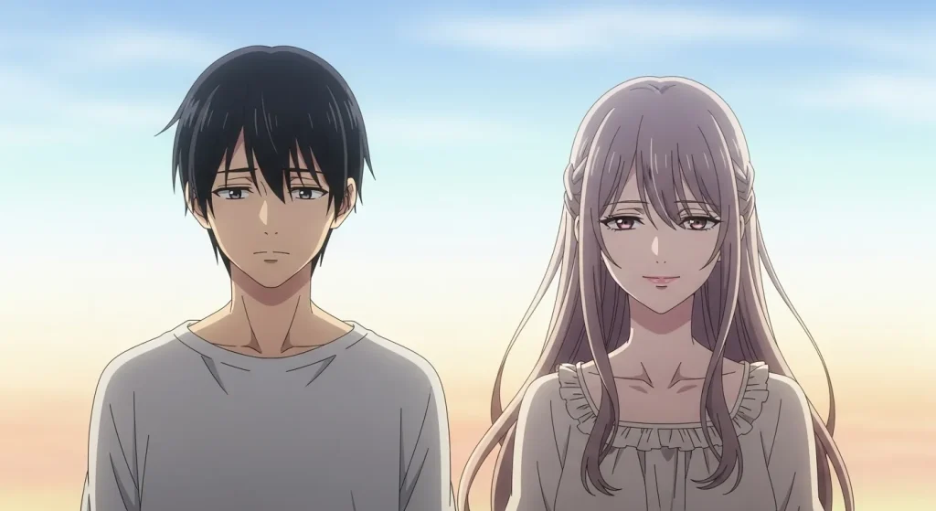 おとなしいけど気が強い男性と女性の性格の違いを表すイメージイラスト