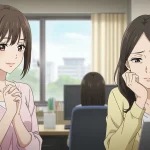 ふわふわしてる人に対して職場でイライラやモヤモヤを感じる女性のイラスト