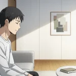 ドライな人の心理を表す一人で静かに考え込む男性のイメージ