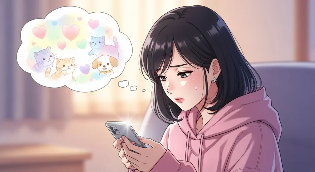 動物絵文字は脈ありサイン？意味を考える女性の恋愛心理イメージ