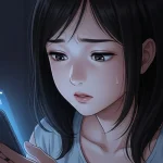 返信が遅い男性からの連絡を待ちながら不安そうにスマホを見る女性のイメージ