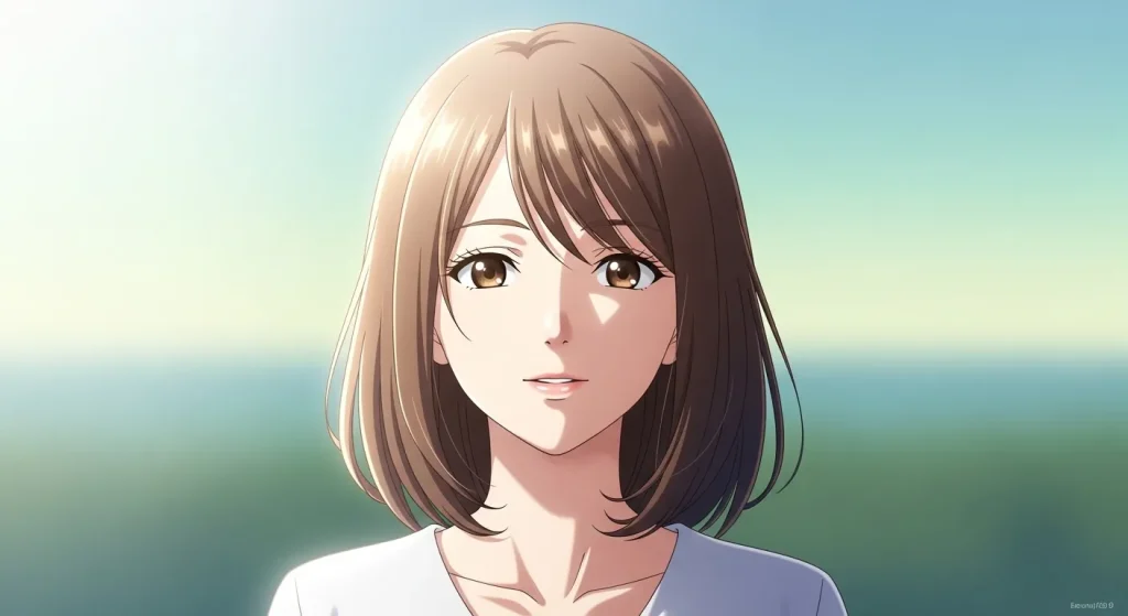 喧嘩後の不安を乗り越えて前向きな表情を見せる女性のイメージ