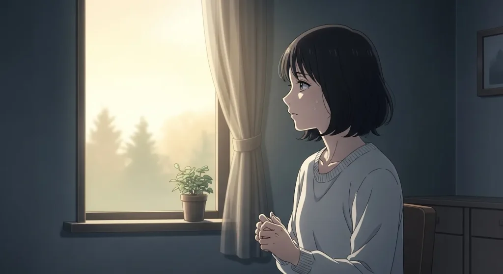 喧嘩後に距離を置かれて悩む女性が今後を考える心理状態