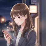 付き合う前に次の約束をしない男性心理に悩む女性のアニメイラスト