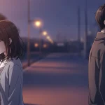 喧嘩後に連絡を待つ女性と距離を置く男性の心理イメージ