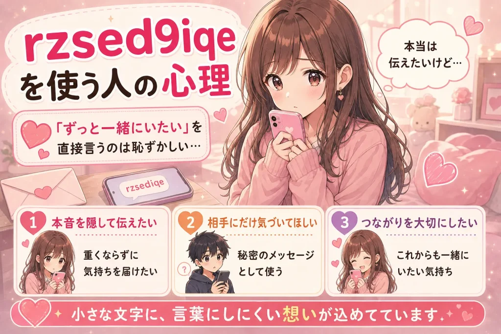 rzsed9iqeを使う人の心理や隠れた恋愛感情を解説